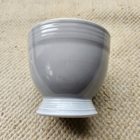 Vintage Fiesta Single Egg Cup Gray FIESTAWARE 1950s Grey Homer Laughlin - Picture 2 of 7